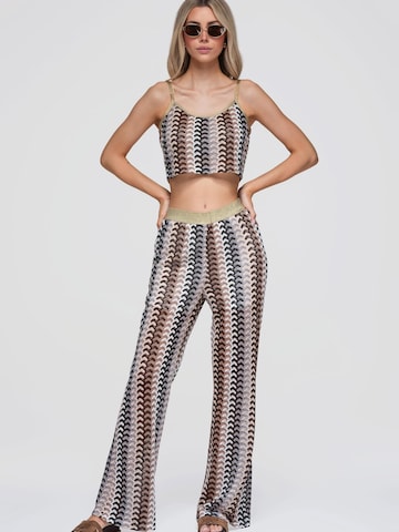 Top di Ombre in marrone