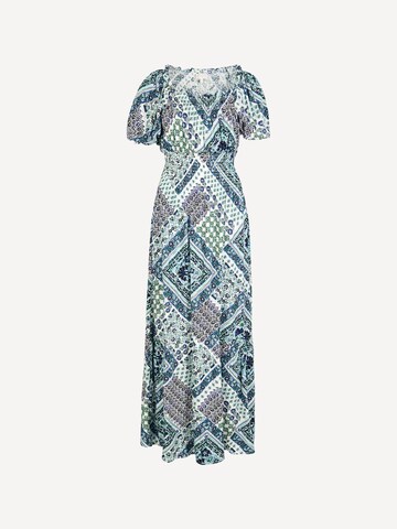 Apricot Boho Folk Print Maxi Dress ' ' in Blau