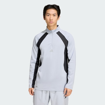 ADIDAS PERFORMANCETehnička sportska majica 'Tech Apparel' - siva boja: prednji dio