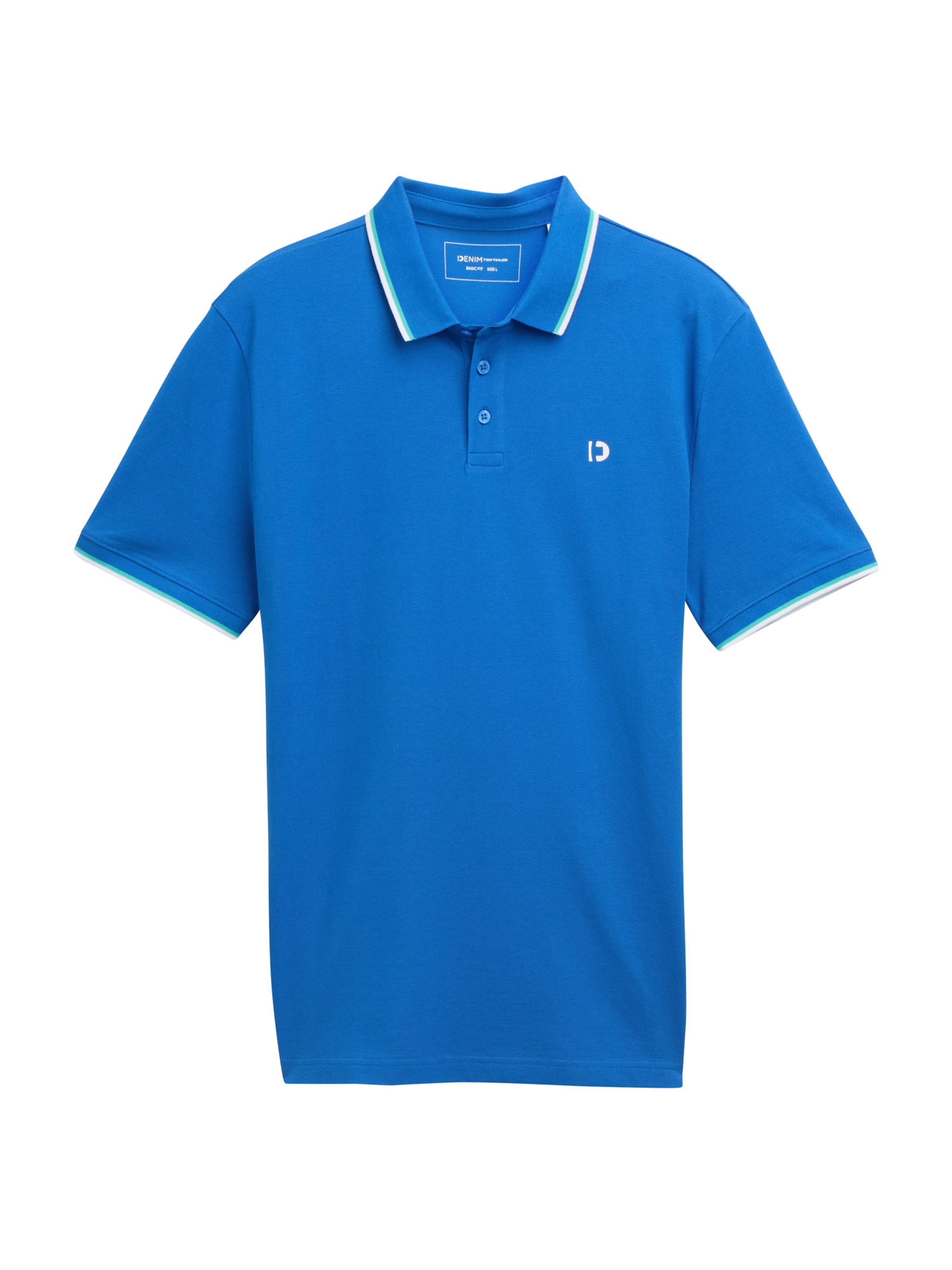 TOM TAILOR DENIM Μπλουζάκι σε μπλε: μπροστά