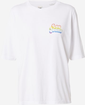Lee T-shirt i vit: framsida
