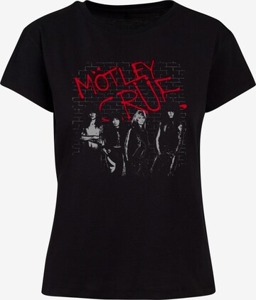 Merchcode Shirt 'Motley Crue - Strong' in Zwart: voorkant