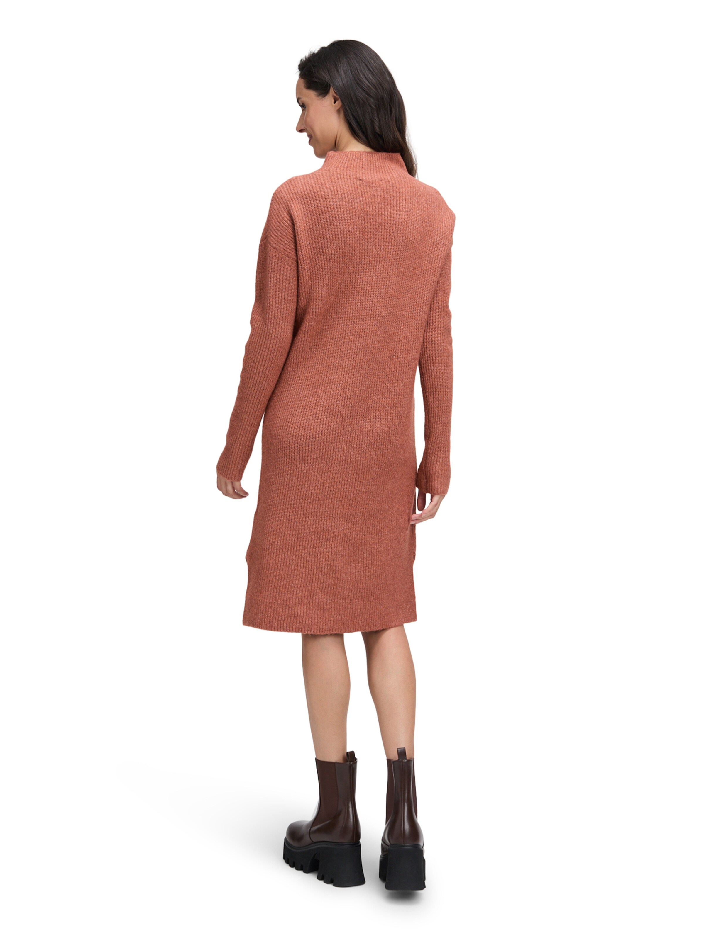 Cartoon Gebreide jurk in Bruin