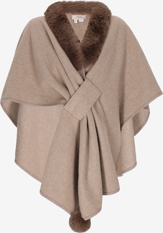 Mantellina di usha FESTIVAL in beige: frontale