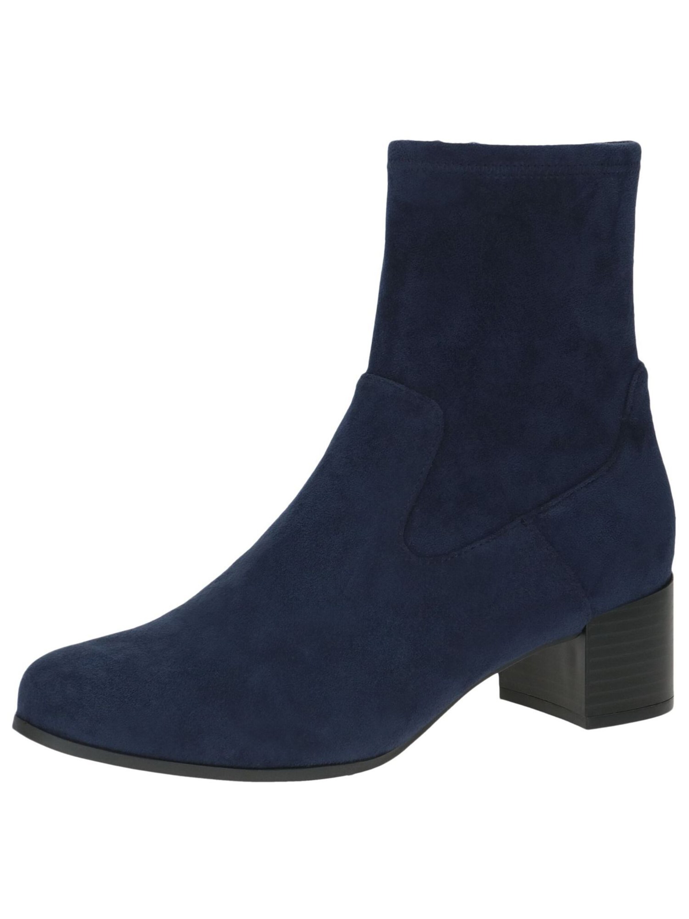 CAPRICE Ankle Boots in Blue: front