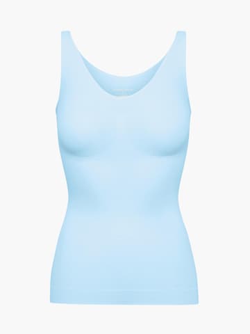 creamy Shapingtop in Blau: Vorderseite