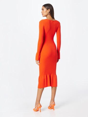 River Island Gebreide jurk in Rood