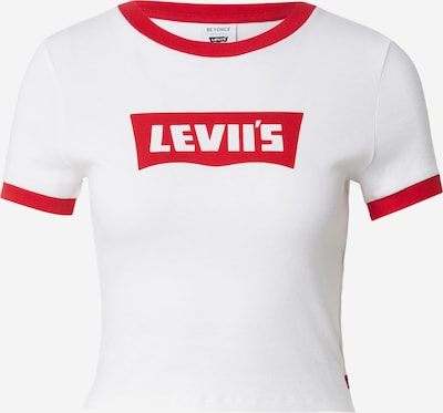 Marškinėliai 'Essential' iš LEVI'S ®, spalva – ryškiai raudona / balta, Prekių apžvalga