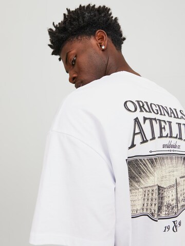 JACK & JONES Koszulka 'JORSantorini' w kolorze biały