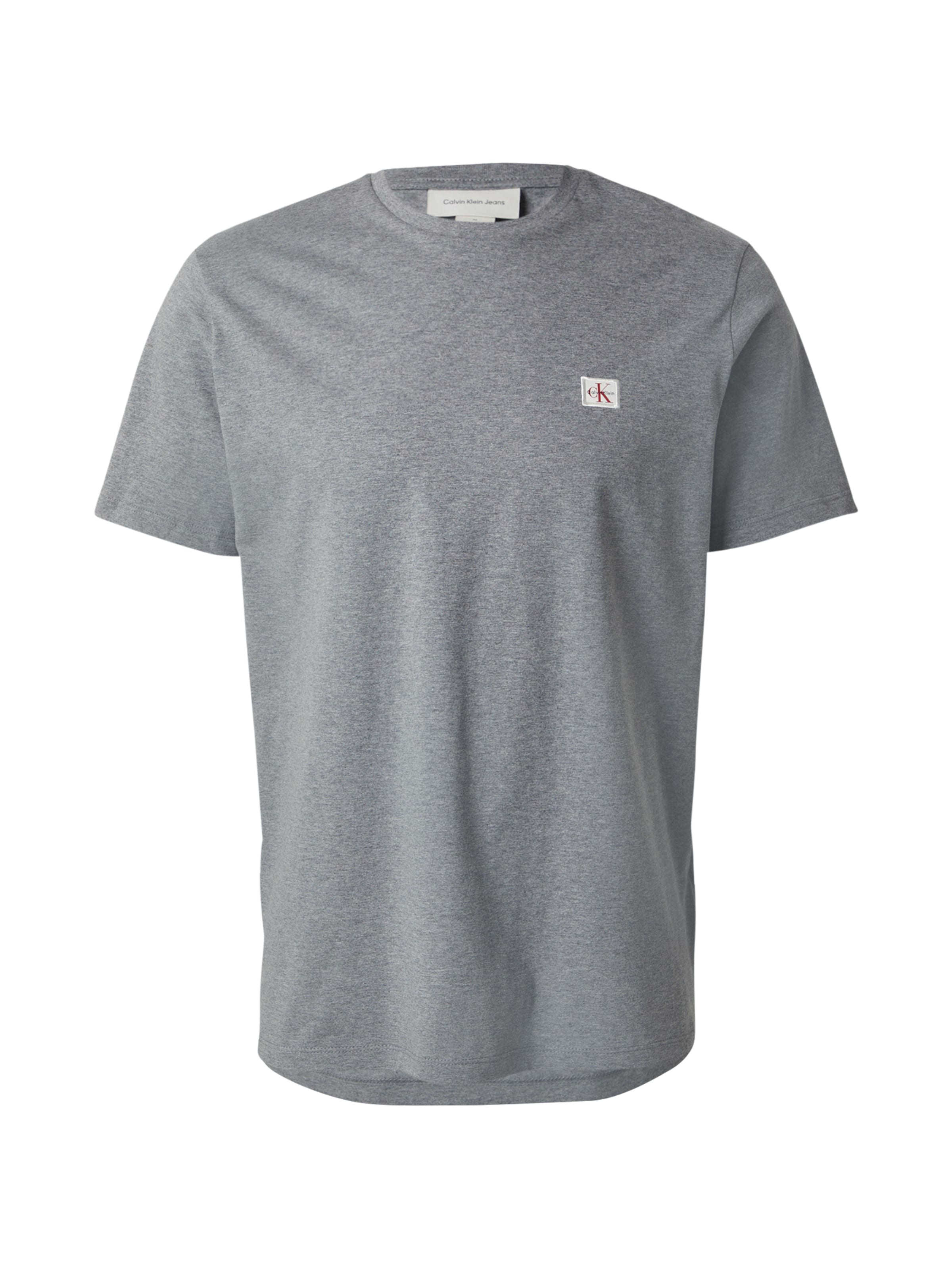 pelēks Calvin Klein Jeans T-Krekls: no priekšpuses