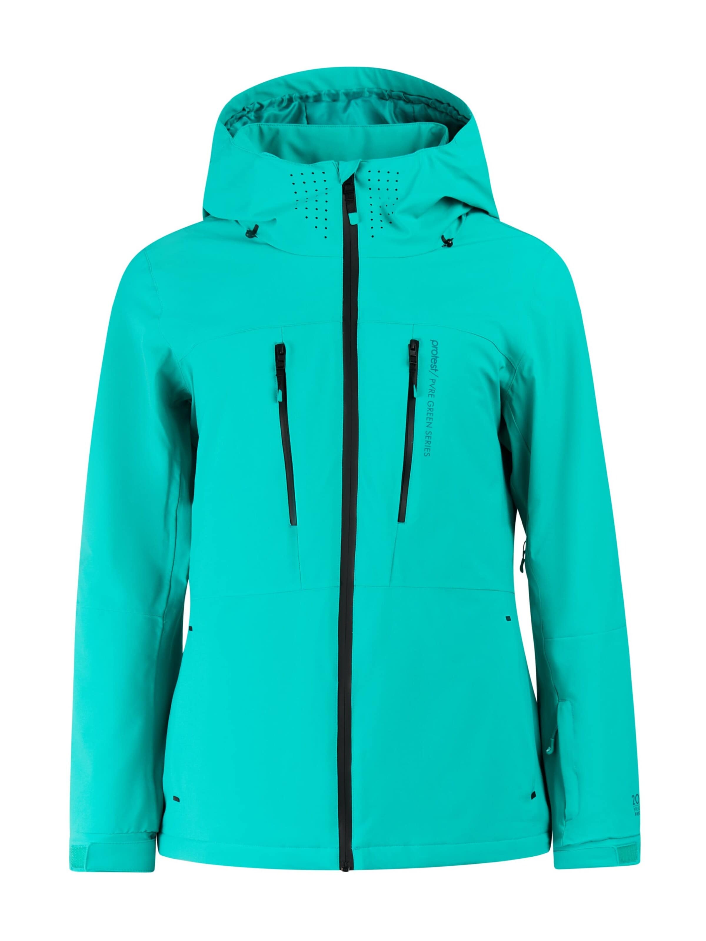 PROTEST Sportjacke 'PRTBEVERLY'‌‌‌‌‌ in Grün: Vorderseite