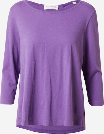 T-shirt Marc O'Polo en violet : devant