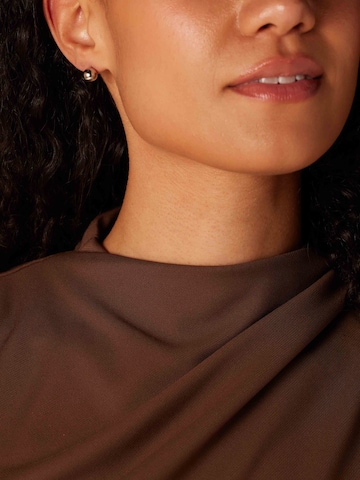 Lucardi Earrings 'Glitzerndes Basic' in Silver