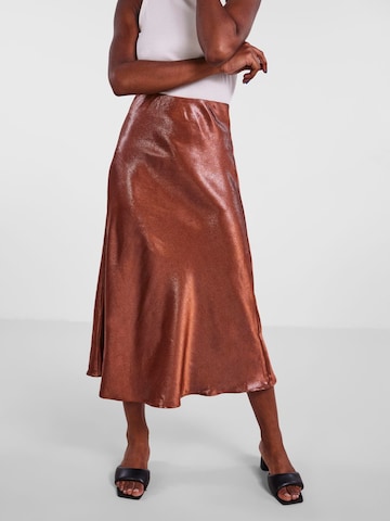 Y.A.S Spódnica w kolorze brązowy: przód