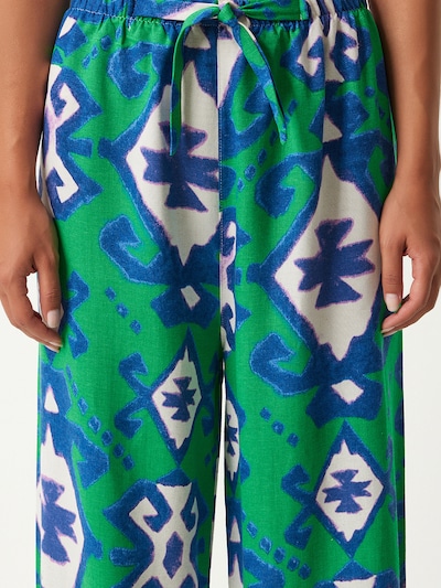 Happiness İstanbul Kalhoty - modrá / zelená / bílá, Produkt