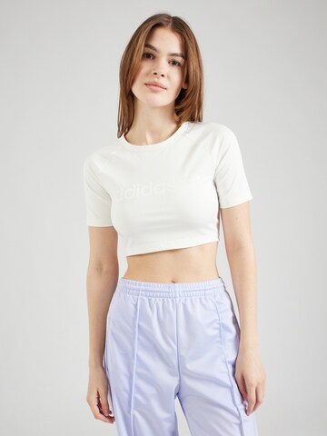 ADIDAS ORIGINALS Shirt in White: front