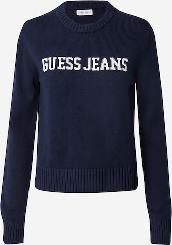 GUESS JEANS - Pullover em azul: frente