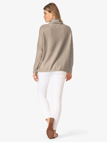 Rainbow Cashmere Pullover Sweatshirt-Style in Grau: predná strana
