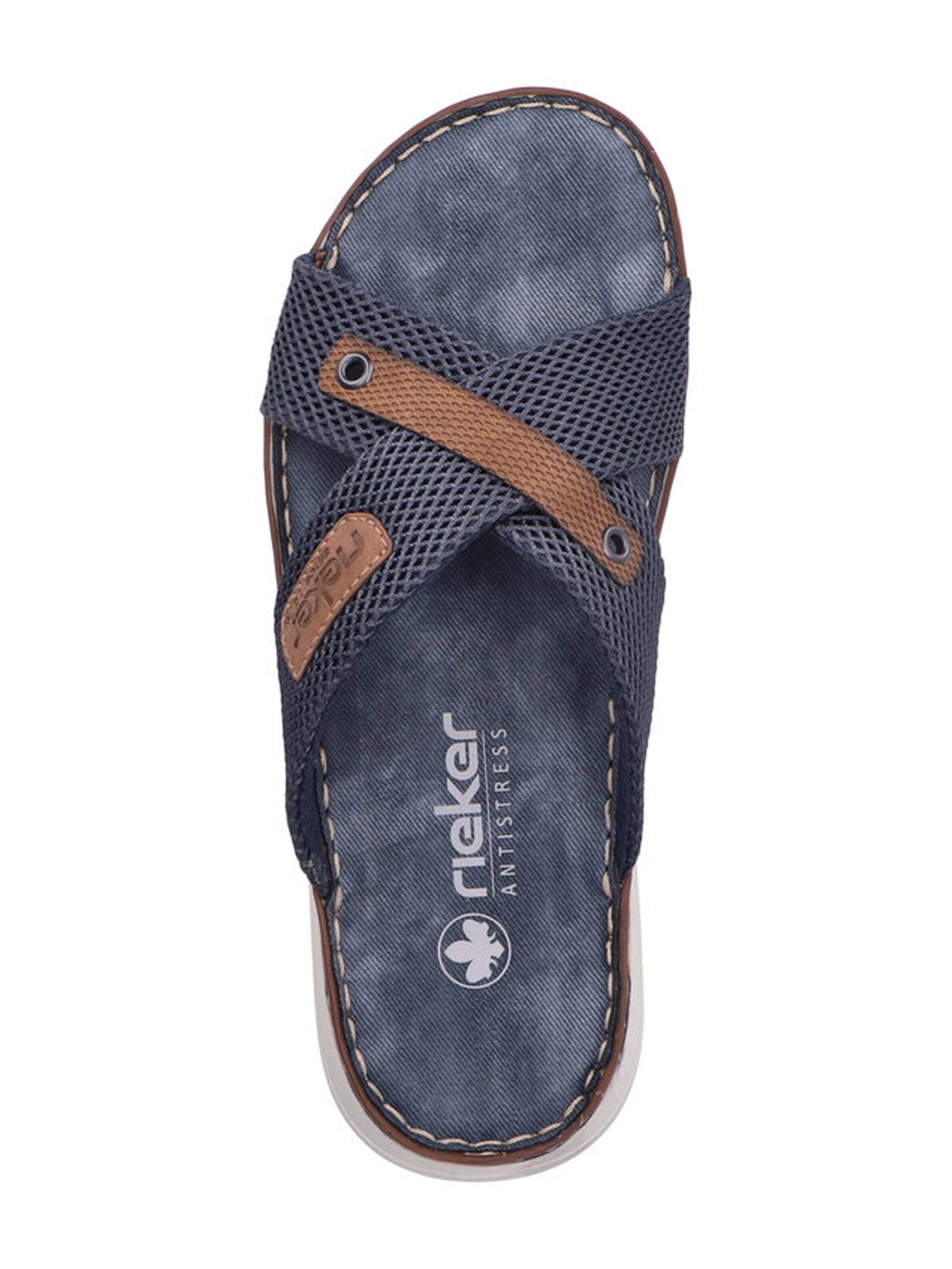 zils Rieker Ādas čības