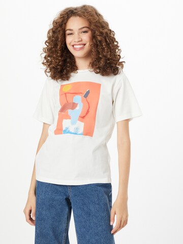 Thinking MU Shirt 'LANDSCAPE' in White: front