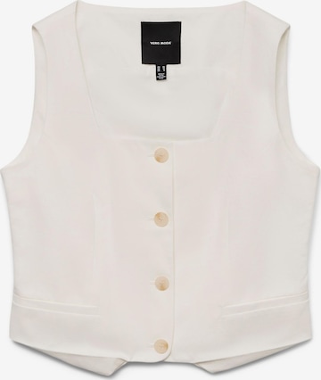 Gilet da completo di VERO MODA in bianco: frontale