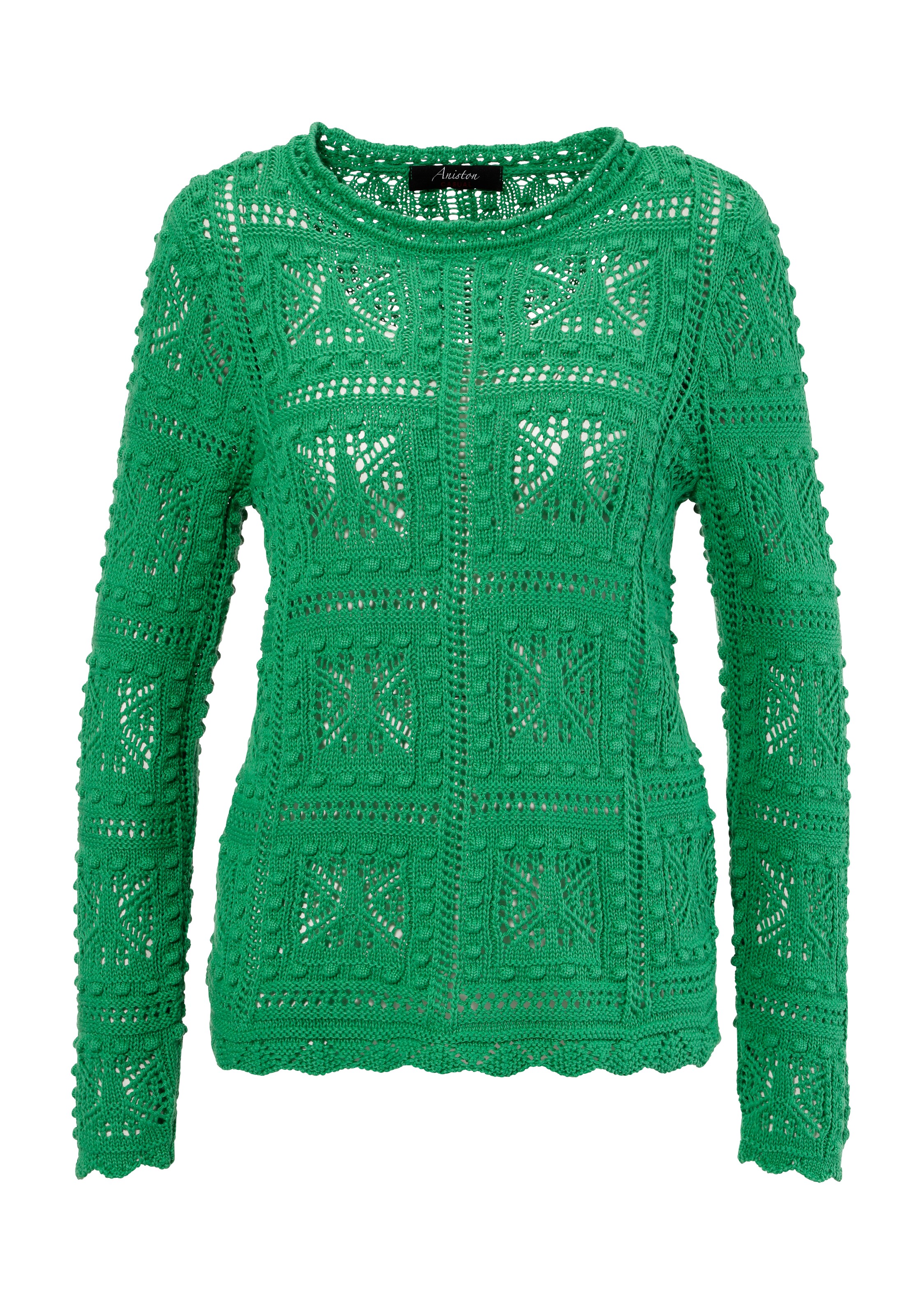 Aniston CASUAL Pullover in Grün: Vorderseite