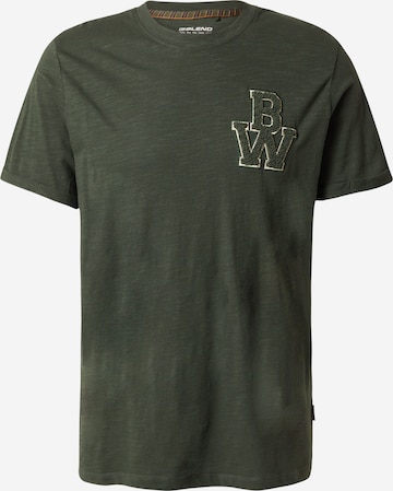 T-Shirt BLEND en vert : devant