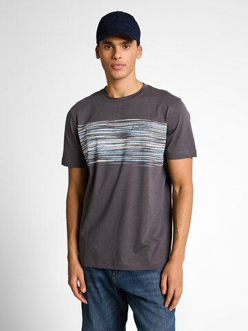 T-Shirt TOM TAILOR en gris : devant