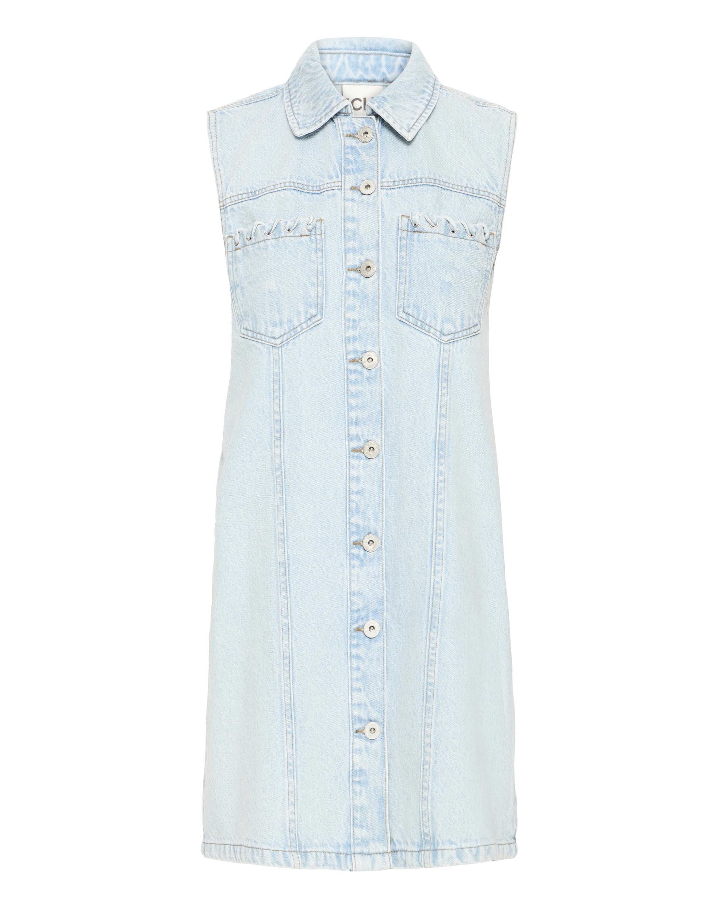 ICHI Kleid in Blau: Vorderseite