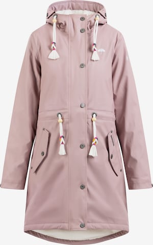 Veste fonctionnelle Schmuddelwedda en rose : devant