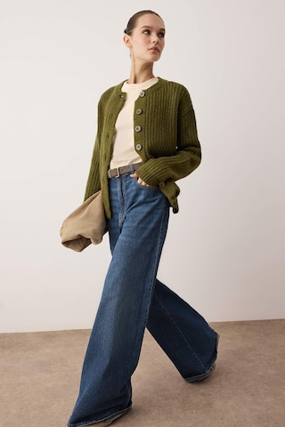 Trendyol Knit cardigan in Green