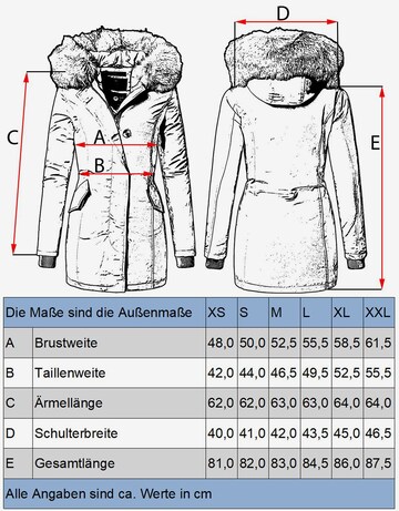 Parka invernale 'Karmaa' di MARIKOO in rosso