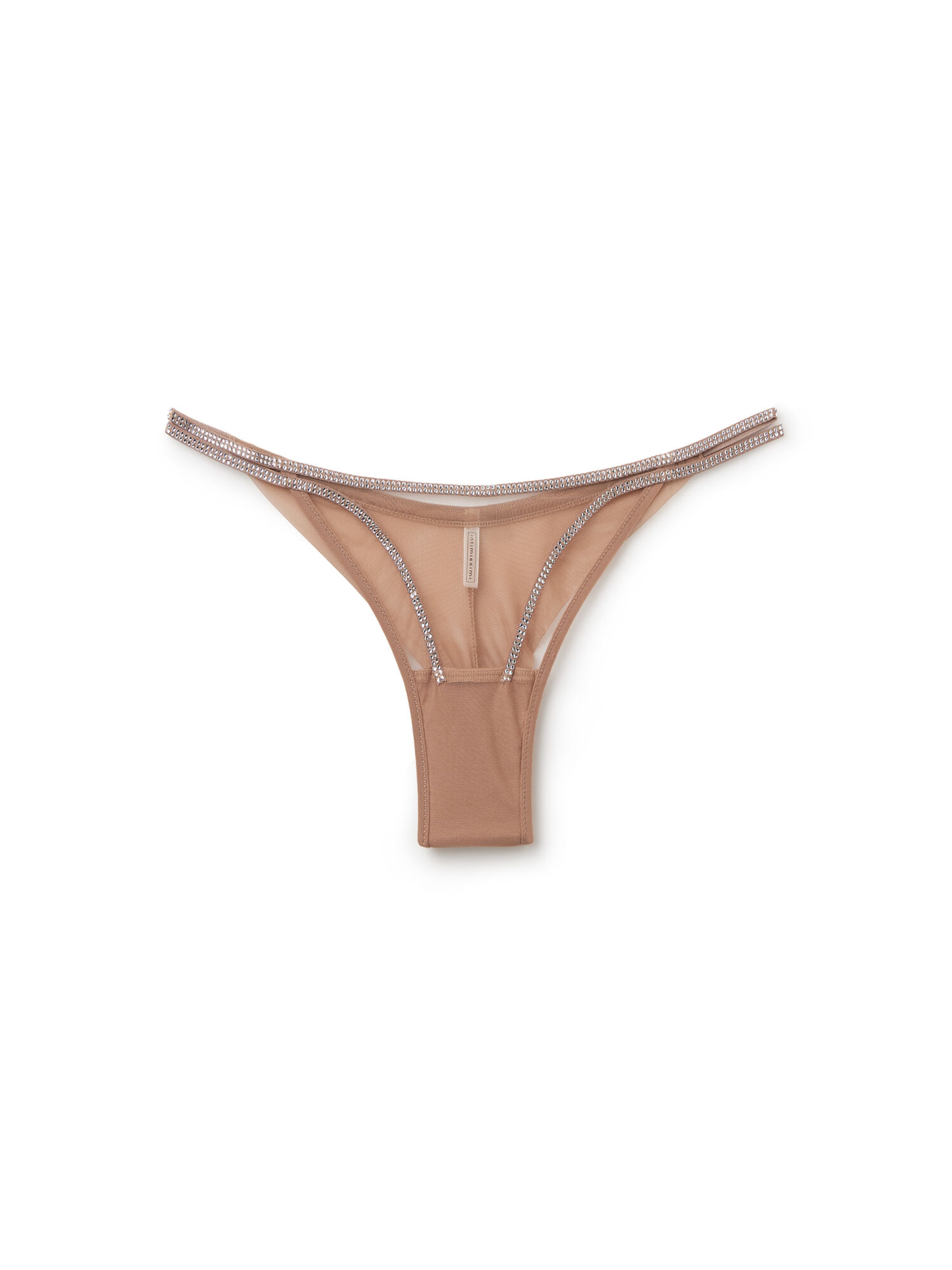 INTIMISSIMI Thong 'Midnight Summer' in Beige: front