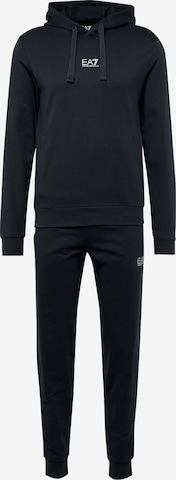 EA7 Emporio Armani - Fato de jogging em azul: frente