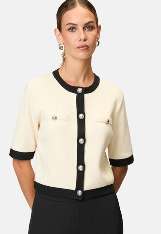 zero Knit cardigan in Beige: front