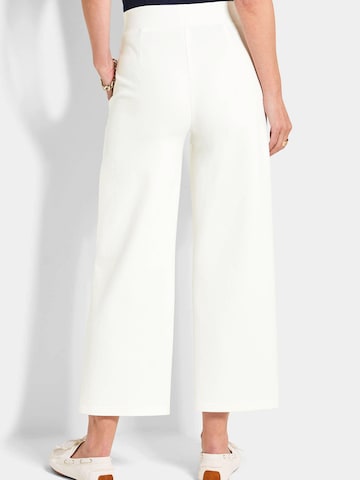 Regular Pantalon Goldner en blanc