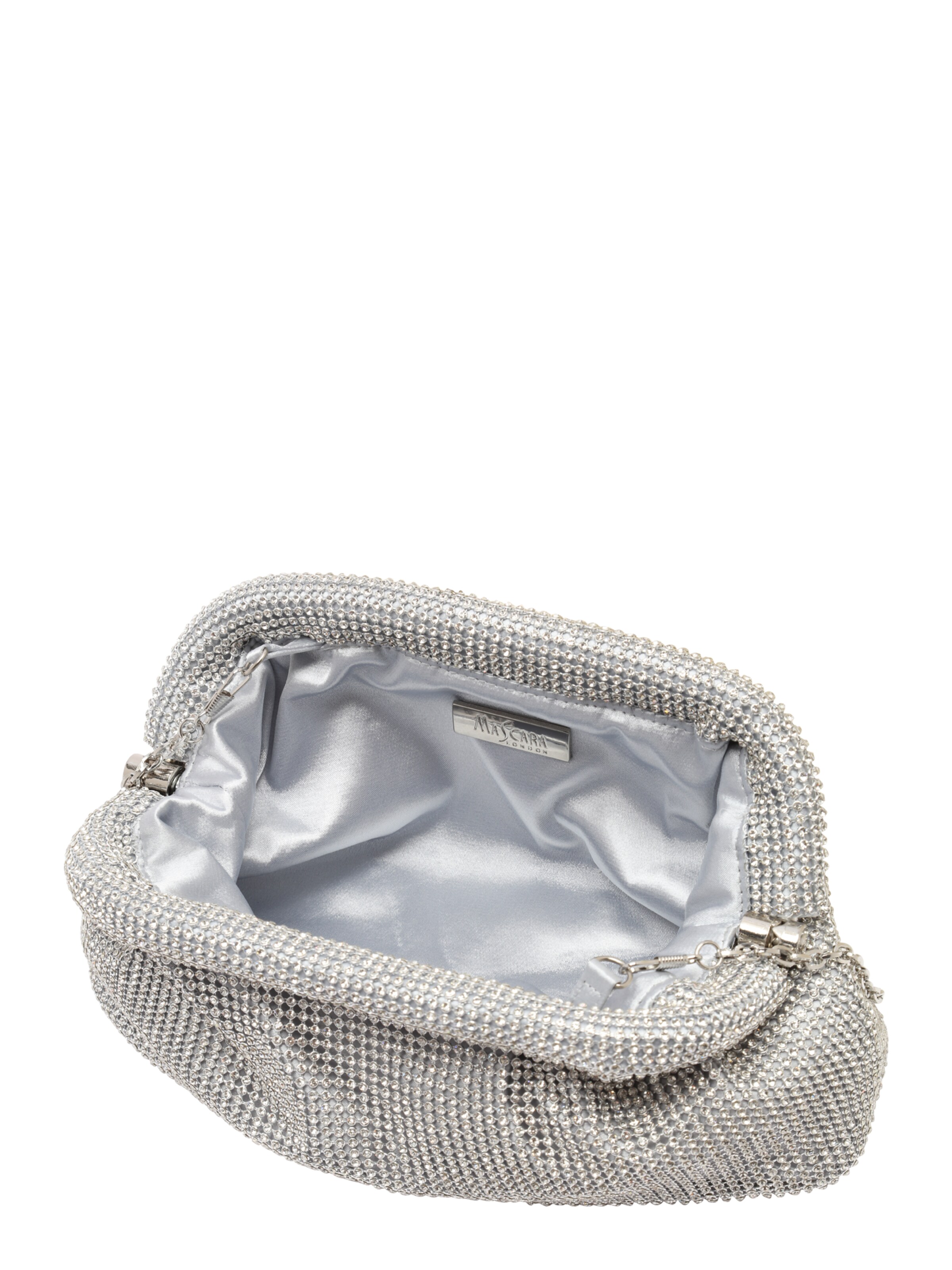 mascara Pikkulaukku värissä hopea