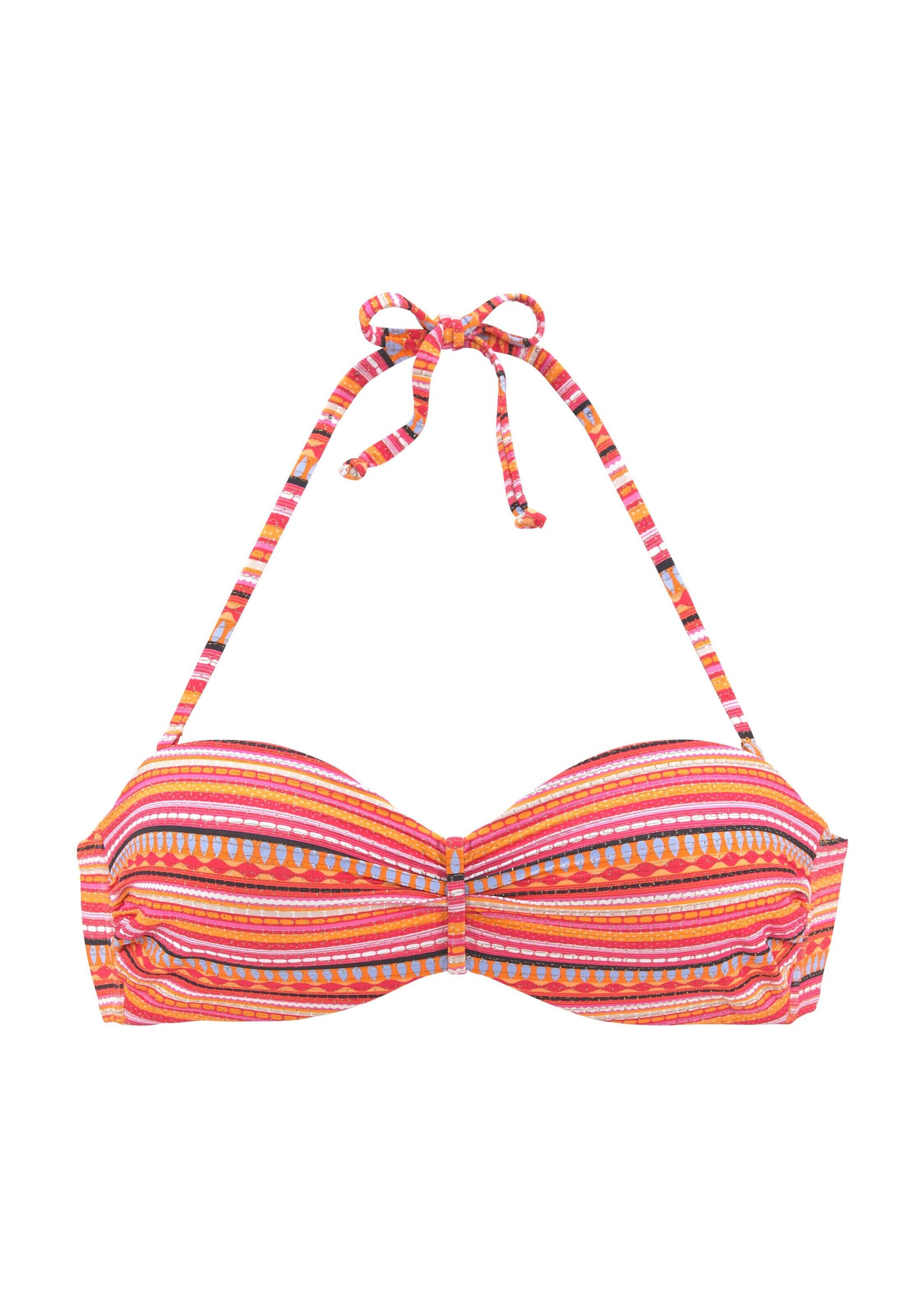 LASCANA Bandeau Bikini in Orange