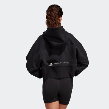 Bluză cu fermoar sport de la ADIDAS BY STELLA MCCARTNEY pe negru