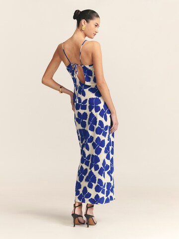 St MRLO - Vestido 'Gemma' em azul: atrás