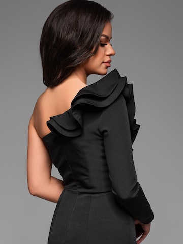 Ombre Abendkleid‌‌‌‌ in Schwarz