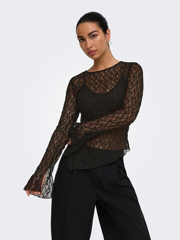 T-shirt 'ONLSyrene' ONLY en noir : devant