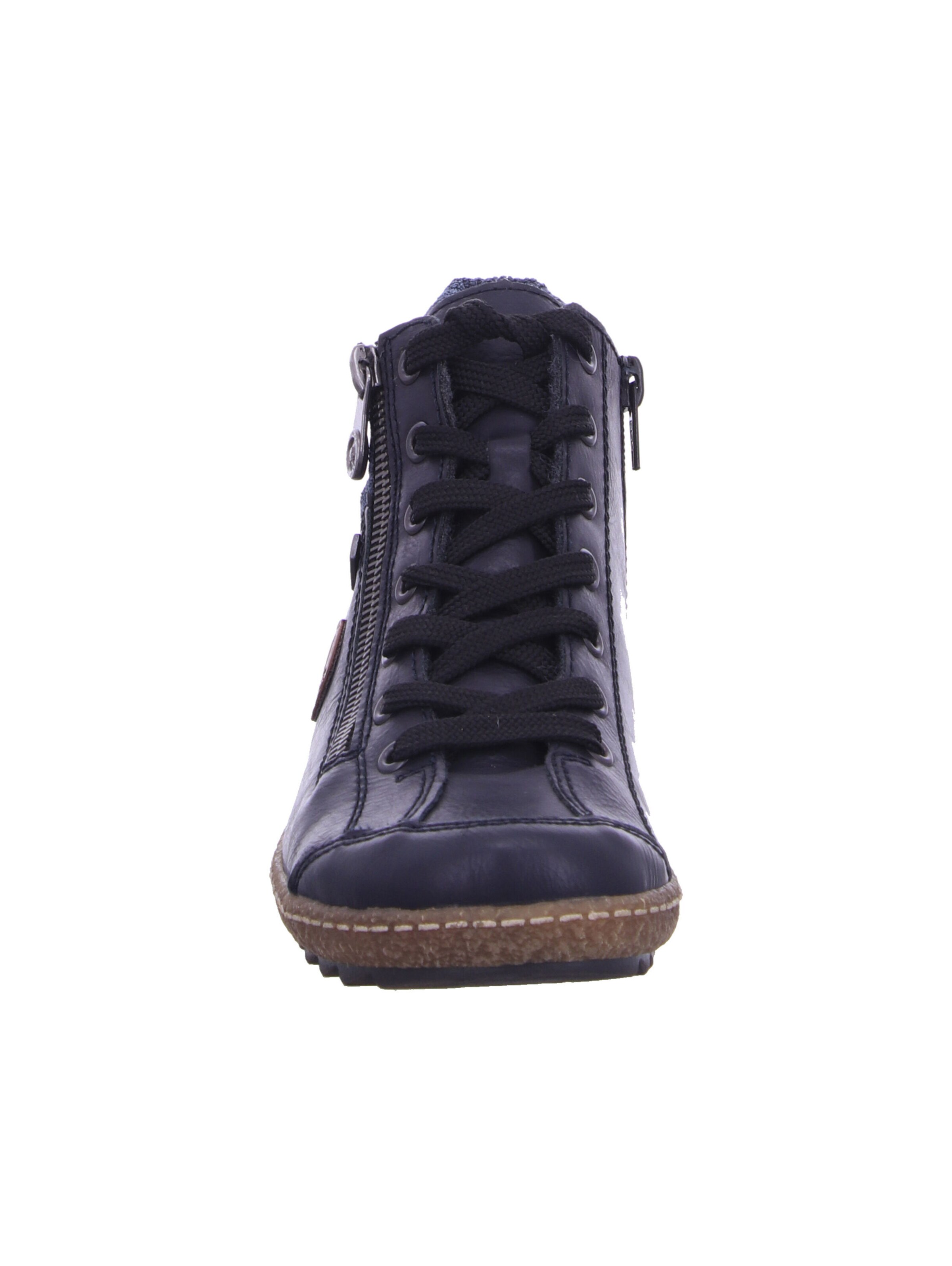 Rieker Lace-Up Ankle Boots in Blue