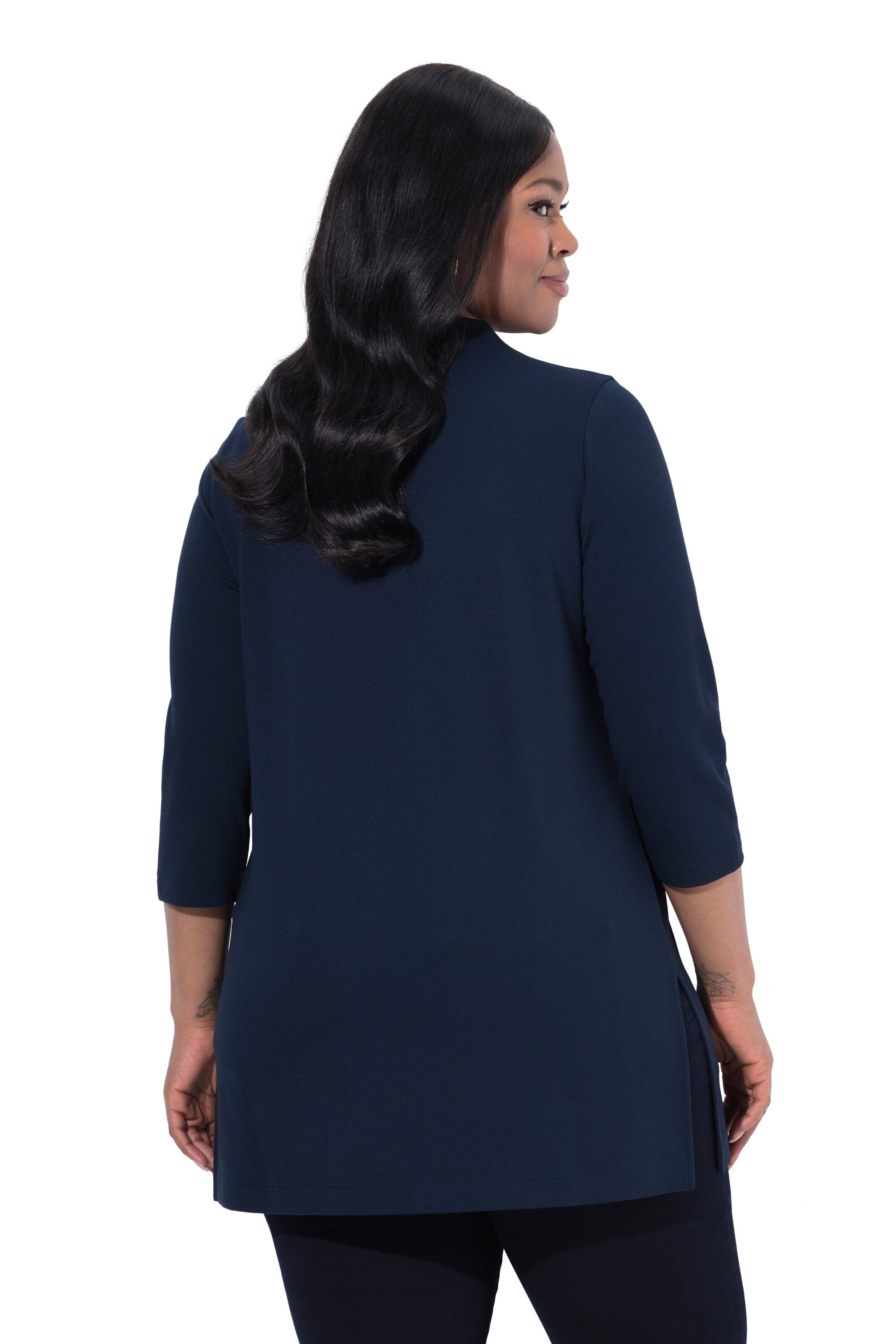 Ulla Popken Sweatshirt in Blue