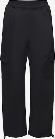 Loosefit Pantalon cargo ESPRIT en noir : devant