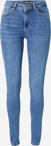 Skinny Jeans 'Delly' di PIECES in blu: frontale