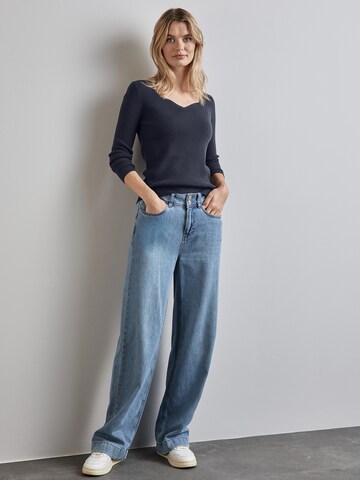 STREET ONE Pullover in Blau
