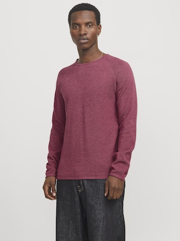 Coupe regular Pull-over 'JJEHILL' JACK & JONES en violet