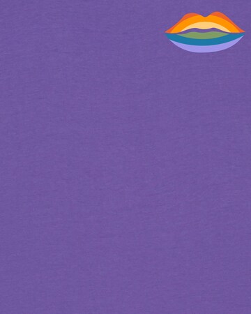 Watapparel Shirt 'Kuss Kuss' in Purple