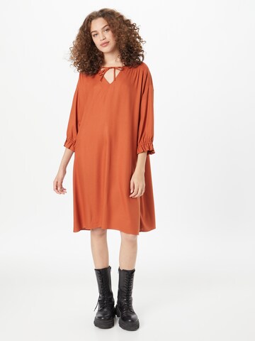 ARMEDANGELS Dress 'Maaren' in Brown: front